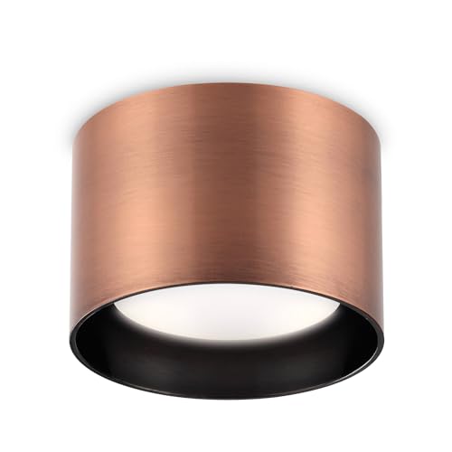 Downlight rond cuivre Ideal Lux SPIKE plafonnier spot saillie