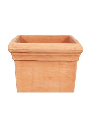 Portaombrelli In Terracotta Artigianale - Vaso Made In Italy, Dimensioni 33x47 Cm, Resistente Al Gelo, Per Interno Ed Esterno