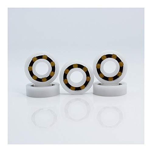 Rodamiento POM 607 rodamiento plástico con bolas de vidrio jaula nailon 5 unidades 7x19x6mm