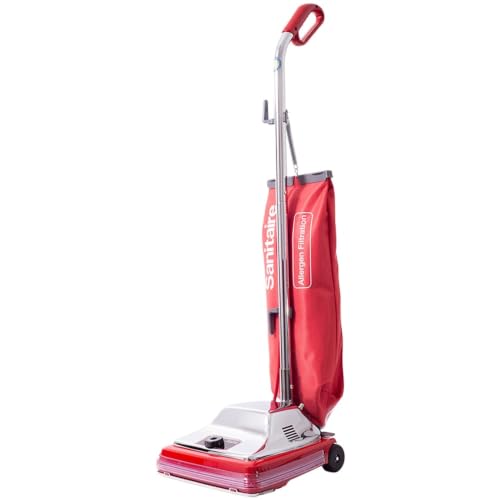 Image of Sanitaire - SC888N SC888 Tradition Upright Vacuum, Red, 8.5 inch x 14.5 inch x 21.3 inch