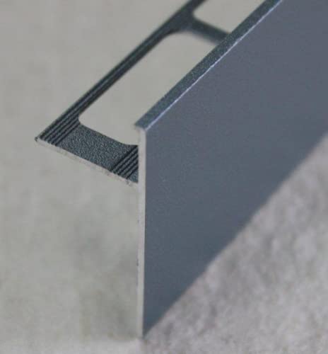 PROFILÉS DE FINITION POUR PLAN DE TRAVAIL À CARRELER Longueur 2.50 ml (10 mm, GRIS RAL 7016 SABLE)