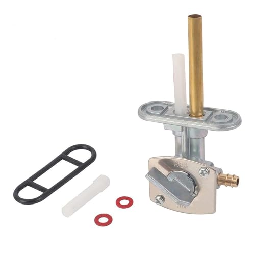 Grifo de tanque con interruptor de llave de purga para motos de enduro KDX 1989-2006