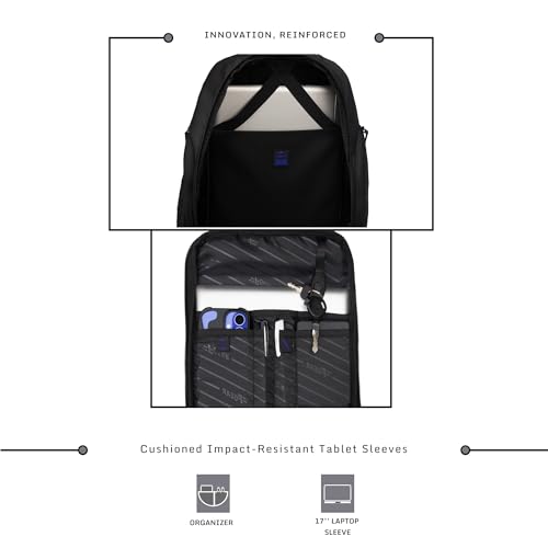 Image of F Gear Bellagio Grey 20L Laptop Backpack|Securely Fits Laptop Up to 17-Inch Laptop|USB & Type-C Charging Ports|Ideal Backpack for Office, College, Daily Commute & Travel