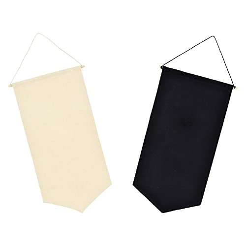 2 stuks pin muur display banner, emaille pin blanco muur canvas banner opknoping broche pin organizer voor display badge, knoppen, revers collecties