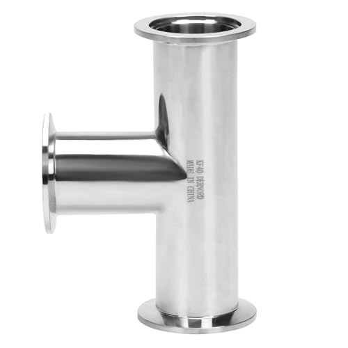 Image of DERNORD KF-40 Tee 3 way Vacuum Fittings Stainless Steel 304 Pipe Fittings
