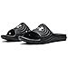Under Armour boys Locker Iv Slide Sandal, Black (001 Black, 5 Big Kid US