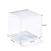 50 PCS Clear PVC Plastic Boxes, 2 x 2 x 2 inch Plastic Gift Box Square Containers Transparent Packing Box for Party Favors, Wedding, Birthday, Thanksgiving, Halloween, Christmas, New Year Party