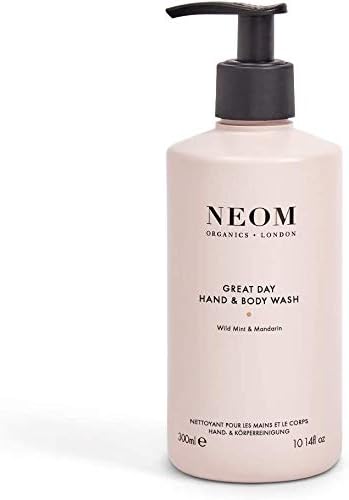 NEOM  Great Day Hand & Body Wash, 300ml | Wild Mint & Mandarin | Gently Cleanse & Soften