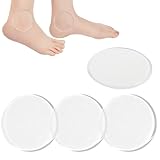 ✨ Pack Complet Et Réutilisable : Lot de 4 gel pad de protection malleole, réutilisables et lavables, conçus pour protéger la zone de la cheville et réduire frottements et ampoules — complément idéal à une chevillere entorse ou attelle cheville.