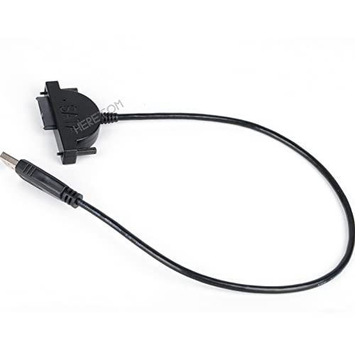 Adaptador USB 2.0 a Mini Sata II 7+6 13Pin para laptop miniatura 2