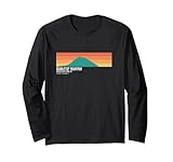 Retro Doubletop Mountain Maine Long Sleeve T-Shirt