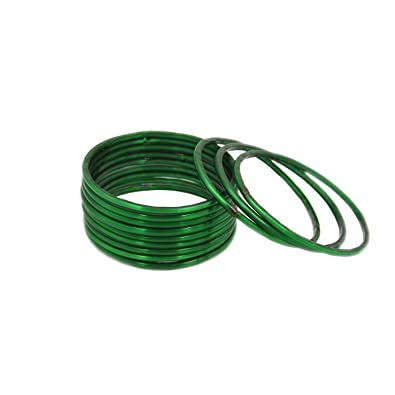 Anshi Creations Traditional Plain Glass Bangles for Girls and Women