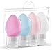 2.7oz Leak Proof Travel Bottles, Suction Cap Silicone Squeeze Cosmetic Travel Containers,Squeezable Travel Tubes Toiletry Containers for Shampoo Lotion Soapn