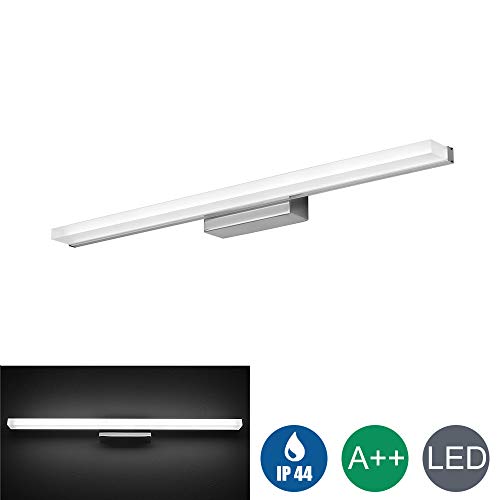 Lampe pour Miroir LED, Applique Salle de Bains, Lampe Armoire Miroir, Applique Murale Intérieure Moderne lumière Luminaire Salle de Bain IP44 6000K Blanc froid 120cm