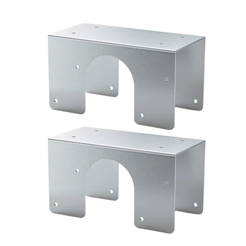 Lot de 2 sabots de protection de tuyau robustes en acier de calibre 16, outil de renforcement de cadre durable, dispositif de sécurité de construction solide...