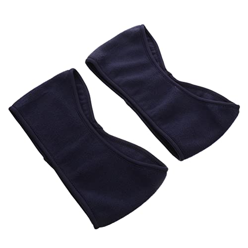 Homoyoyo 2pcs Unisex Ear Warmer Fleece Headbands Women Warmers Head Bands Unisex Ear Muff Cold-proof Hair Band Sports Wrap Ear Covered Headband Full Cover Ear Muff Sports Headband