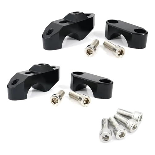 �I�[�g�o�C�o�[���C�U�[ �̂��߂� CB650R�p �̂��߂� CB1000R�p �̂��߂� CB500X F�p �̂��߂� CBF125NA�p 28mm 1 1/8�C���` �n���h���o�[���C�U�[�o�b�N�A�b�v�I�t�Z�b�g(Black)