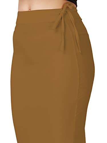 Image of Mehrang Microfiber Saree Shapewear Petticoat for Women, Cotton Blended Shape Wear Dress for Saree