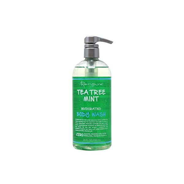 Renpure Original Tea Tree Essential Oil & Peppermint Moisturizing Body Wash With Pump – for Dry Sensitive Skin…