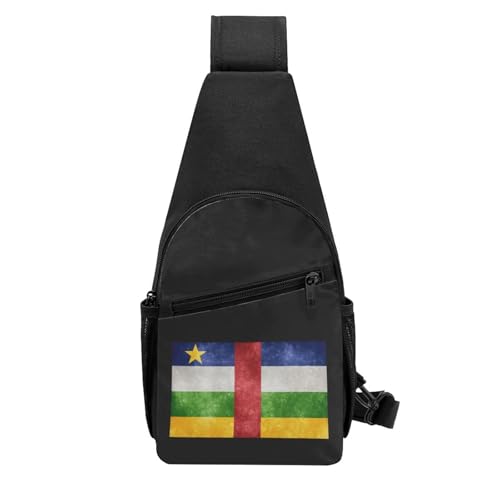 Central African Republic Flag，Fashion One-Shoulder Bag，Anti-Theft Crossbody Shoulder Chest Bag3