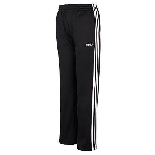 Image of adidas Youth Boys Tech Fleece 3-Stripe Straight Leg Pants (Black/White Stripe, Small-8)