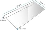 Computer Tilted Keyboard Holder, Clear Acrylic Keyboard tilt Stand, Universal Elevated Stand for Easy Ergonomic Typing, Computer Gaming and Working at Home and Office