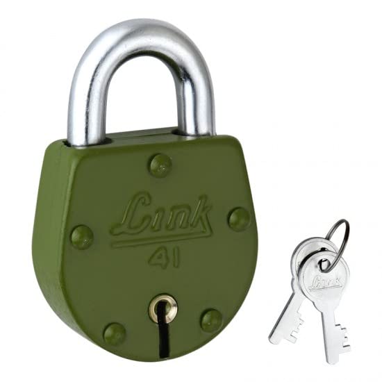 Link 54mm Colored Padlock No.41| Steel Body | Brass Lever | 2 Silver Keys | 1 Padlock | Made in India (B0BRSZC5FF) Amazon Price History, Amazon Price Tracker