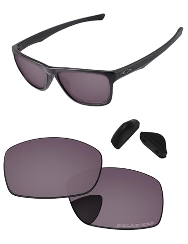 Image of Replacement Lenses & Nose Pieces for Oakley Holston OO9334 Sunglass - Precision Fit, UV Block & Impact Resistant