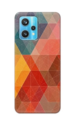 Image of Printed Hard Back Cover Case for Realme 9 Pro Plus 5G | Realme 9 Pro+ 5G Back Cover (Crumpled Design) -1111