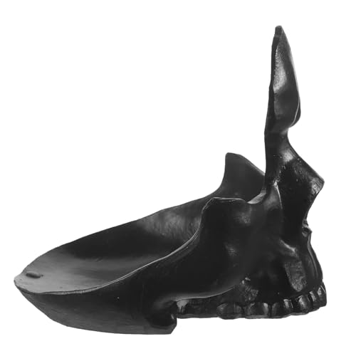 OFFIGAM 樹脂製耐久スカルメガネスタンド おしゃれな眼鏡ホルダー デスク用飾り 卓上収納 オフィスや自宅に