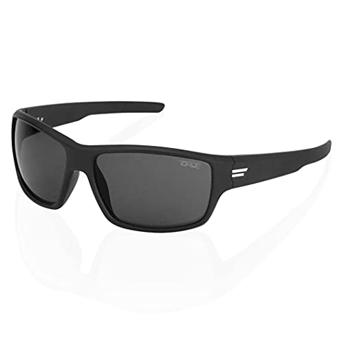 Image of TOROE Eyewear FIELD Wrap Around Sport Sunglasses With Polycarbonate Polarized Lenses, Lightweight TR90 Frame