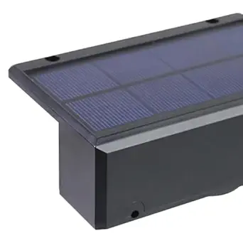 SAZ DEKOR Solar Powered Fence Light Solar Deck Light for Pathway Step Porch Warm Light