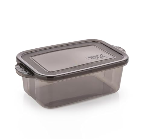 Image of Fridge Storage Containers, Storage Box for Kitchen, Refrigerator Organizer Containers, Kitchen Storage Box, Fridge Storage Boxes, Pantry Organization (Pack of 6, 1100Ml)