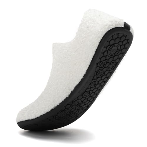 House Slippers for Women Men Indoor Barefoot Slippers Socks Slip on House Shoes Comfy Slippers for Home Bedroom Travel Yoga3
