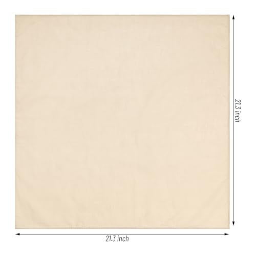 Cotton Scarf Square Ribbon Neck Scarf Handkerchief Bandanas for Halloween Women Men Costume Accessory 21.3 inch2