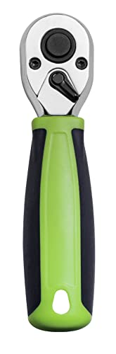Sealey Siegen Ratchet Wrench 3/8" Sq Drive Stubby - Flip Reverse - S01259, Chrome - Image 3