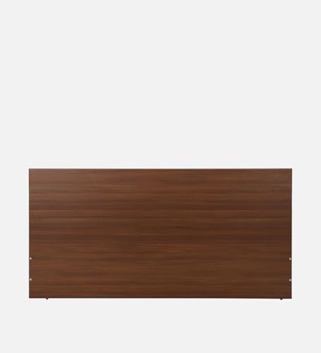 Image of Mintwud Pepperfry Engineered Wood Seto King Size Bed | Planked Walnut Finish | Sturdy, Elegant & Modern Design