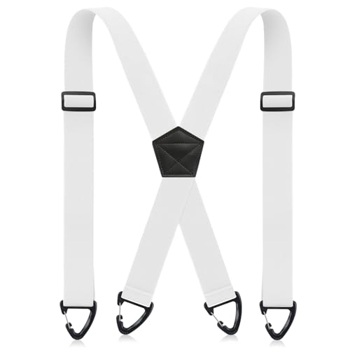 Image of Sintege X Back Hidden Suspender 1.5 Inches Under Clothing Heavy Duty Work Suspenders for Men Women