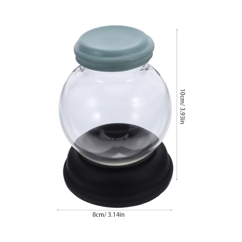 Bola de nieve de cristal con base de resina resistente 3