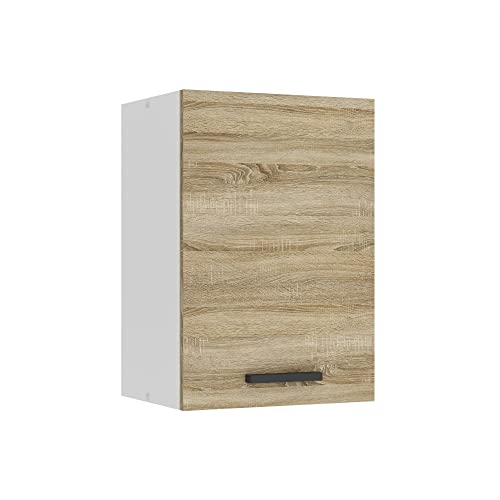 BELINI Meuble Haut Cuisine SG40 I Meubles de Cuisine - Mural, Rangements, 1 Porte I Taille: 29,6 x 40 x 58 cm I Armoire Murale avec Poignée en Métal I...