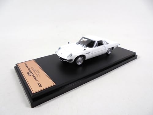 OPO 10 - Collectible miniature car 1/43 compatible with Mazda Cosmo Sport L10B 1968 - JPL3, White
