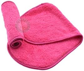 2 Pack of Pink Color LARGE Magic Eraser Very Soft and Gentle Makeup Face Eye Facial Cosmetics Remover Cloth - Great for Sensitive Skin – Removes Makeup with Just Water - None Toxic Chemical free