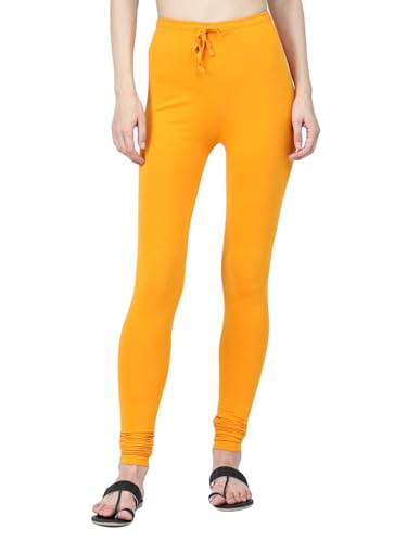 Image of Robinbosky Cotton Churidhar Leggings for Women - Stylish, Stretchable & Flattering Fit for All-Day Comfort