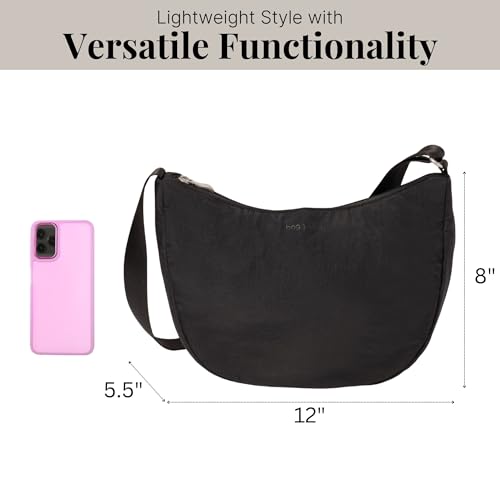 Baggallini Swift Crescent Crossbody Bag for Women - Lightweight 12"x8" Travel Purse Handbag4