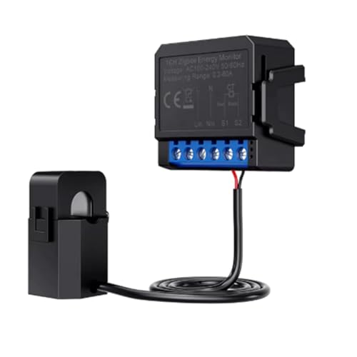 Yominerr ZigBee Smart Energy Meter KWh Power Production Consumption Bidirectional Monitoring Meter APP Remote Control 1 Gang