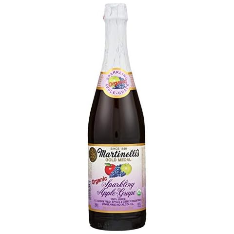Martinelli's Organic Sparkling Apple Grape 25.4 Fl Ounce Cover