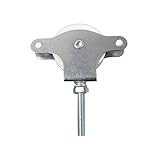 Medida: 40 mm. Polea Tendedero Wolfpack Zincado 40 mm. Roldana Plástico con Tornillo