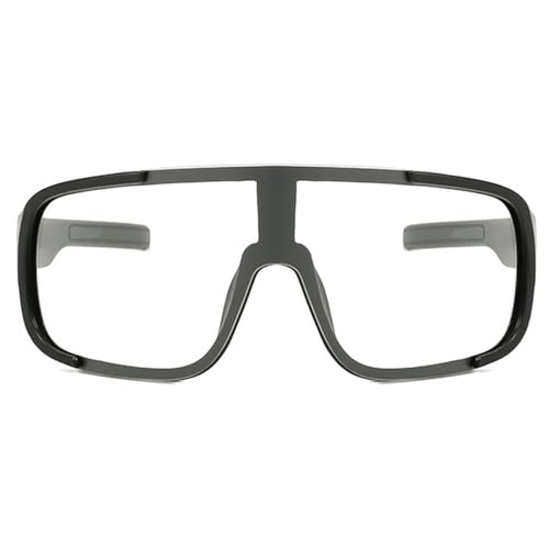 mincl Sports Cycling Sunglasses for Men Oversized Square Wrap Around Sunglasses for Women UV Protection Driving Running Sunglasses (clear)