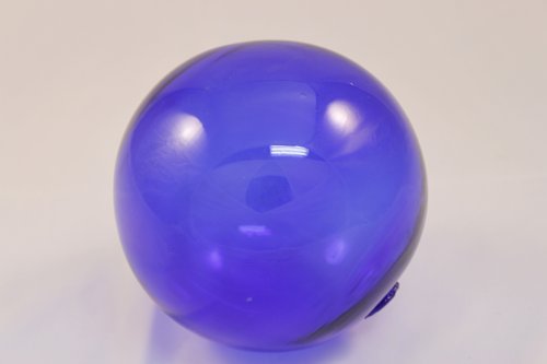 HS 5" Blue Glass Nautical Buoy Fishing Float