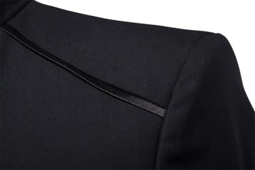 Men's Blazer Coat Wedding Party Dress Slim Fit Single Breasted Jacket2